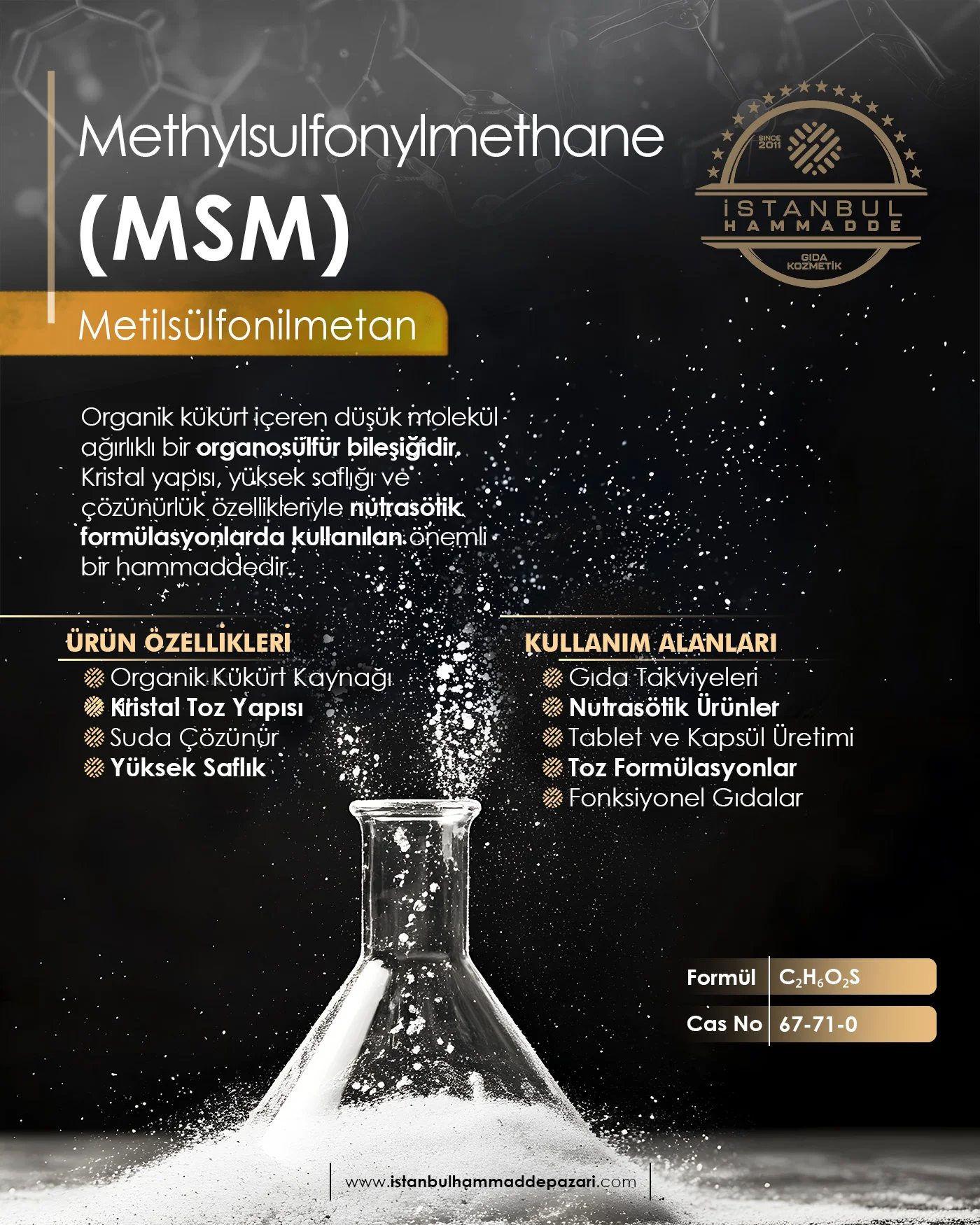 Metilsülfonilmetan (MSM)