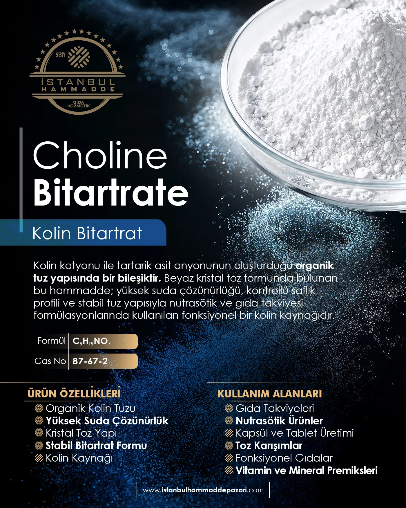 Kolin Bitartrat
