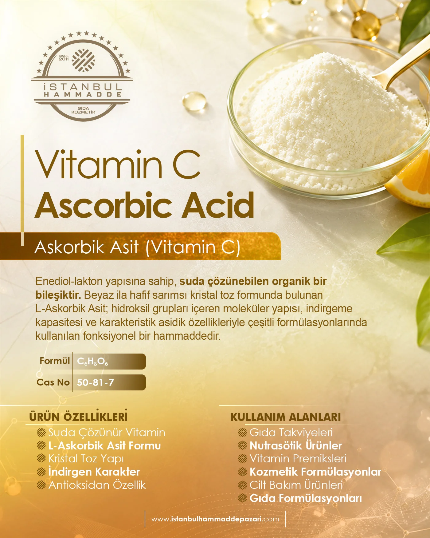 C Vitamini(Askorbik Asit)